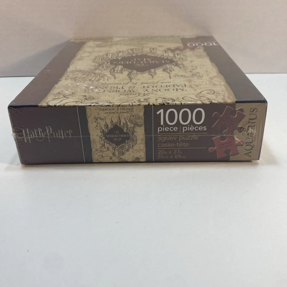 Harry Potter The Marauder's Map Hogwarts 1,000 Piece Jigsaw Puzzle‎ Aquarius NEW